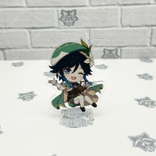 Акрилова колекційна фігурка Chibi Геншин Імпакт - Genshin Impact Венті 10 см
