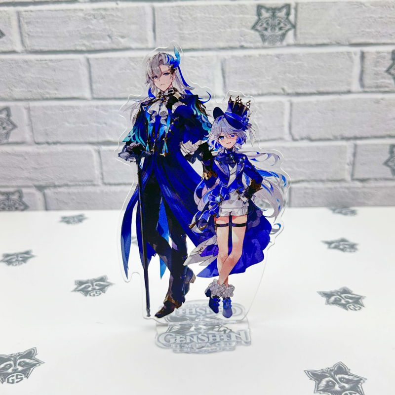 Акрилова колекційна фігурка Геншин Імпакт - Genshin Impact Невілет і Фуріна 15 см
