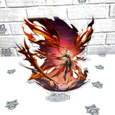 Акрилова колекційна фігурка Геншин Імпакт - Genshin Impact (Арлекіно) 15 см