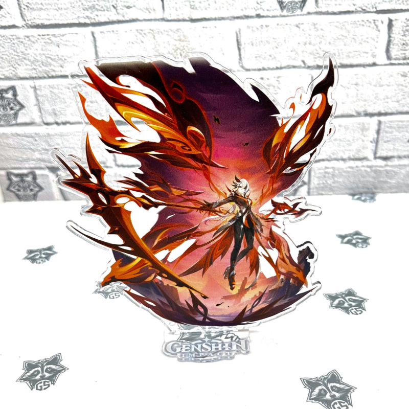 Акрилова колекційна фігурка Геншин Імпакт - Genshin Impact (Арлекіно) 15 см