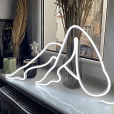 Неонова LED вивіска NeonFlexGlow “Ноги жінки“ 30х50см