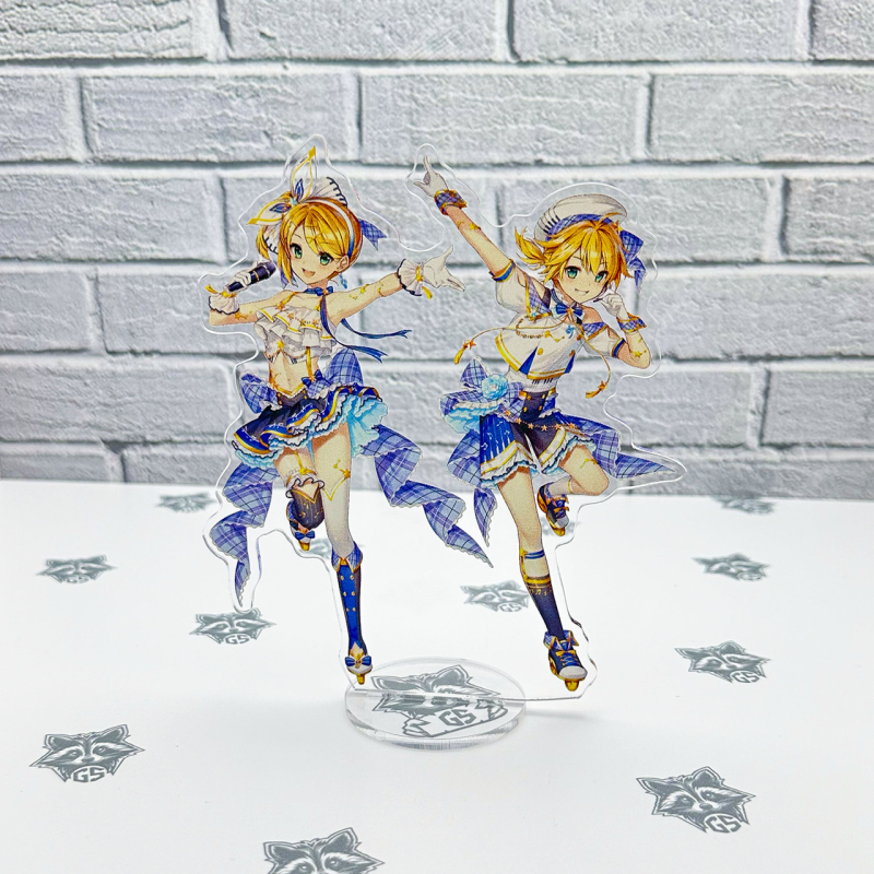 Акрилова колекційна фігурка Project Sekai Colorful Stage Feat. Кагаміне Рін та Льон 15 см