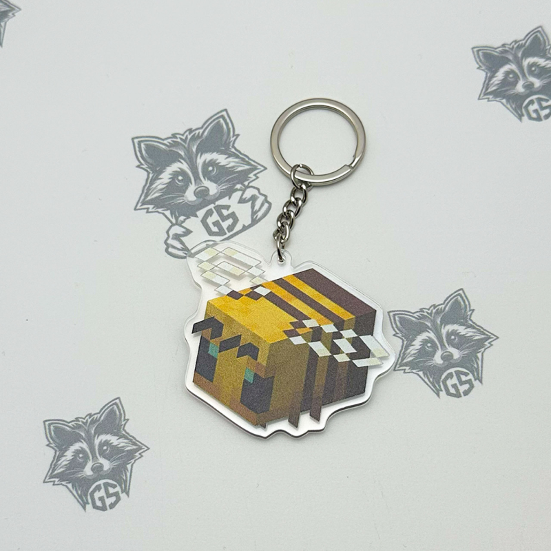 Брелок з Акрилу Minecraft 3