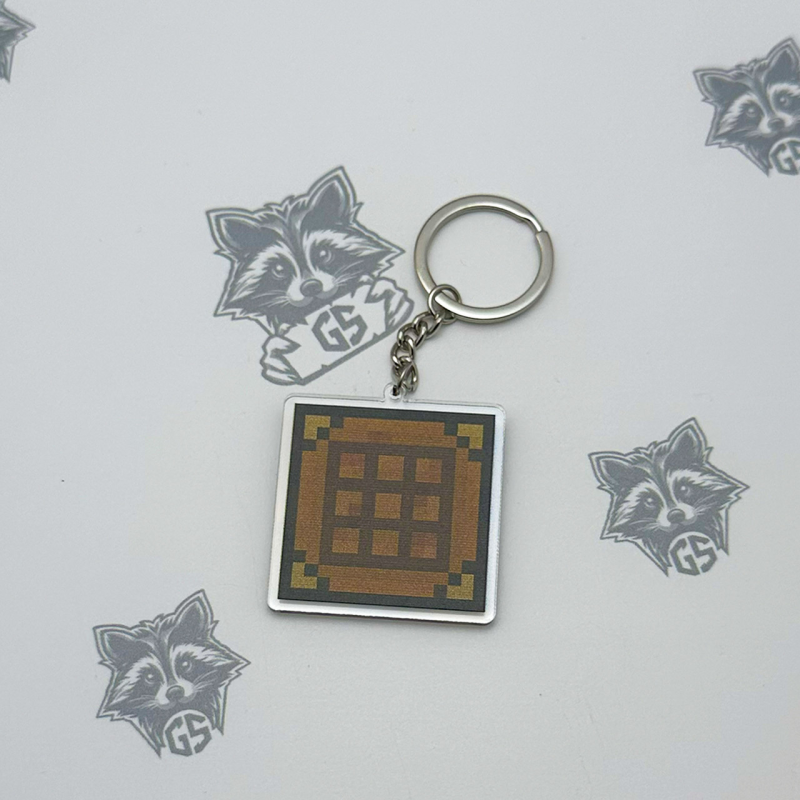 Брелок з Акрилу Minecraft Верстат