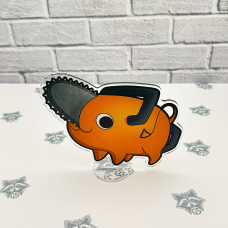 Акрилова колекційна фігурка Chibi Аніме: Людина бензопила Почіта 10 см