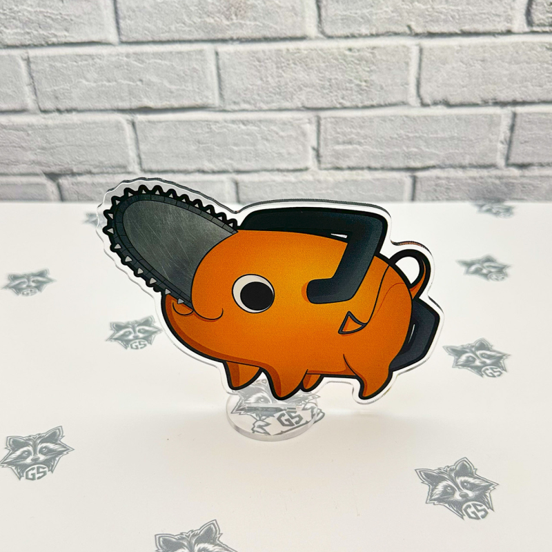 Акрилова колекційна фігурка Chibi Аніме: Людина бензопила Почіта 10 см