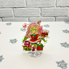 Акрилова колекційна фігурка Аніме: Клинок, який прорізає демонів Стовп Кохання Міцурі Канроджі 10 см