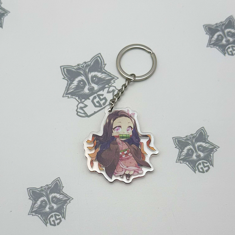 Брелок з Акрилу Клинок розсікаючий демонів (1)