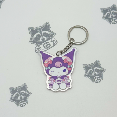Брелок з Акрилу Курумі із hello kitty (1)