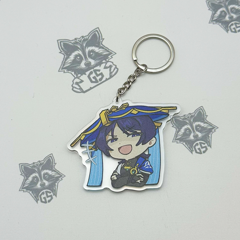 Брелок з Акрилу Genshin Impact Геншин Імпакт Мандрівник (Скарамучча) (2) Брелок з Акрилу Genshin Impact Геншин Імпакт Мандрівник (Скарамучча) (2)