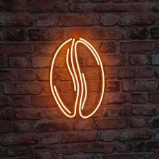 Неонова led вивіска «зерно щастя» neoflexglow 43x29 см + диммер у подарунок!