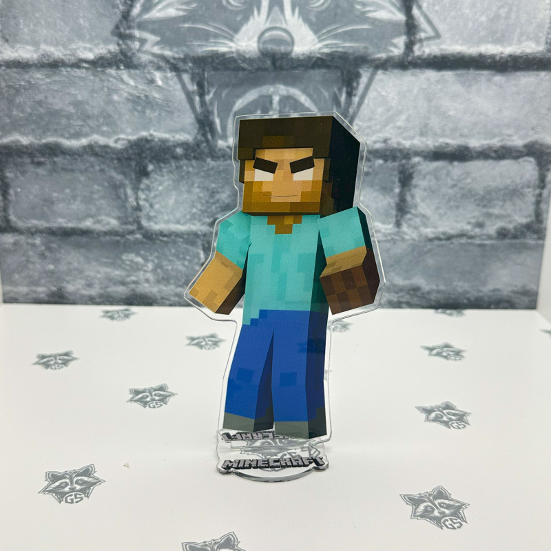 Акрилова колекційна фігурка Minecraft Майнкрафт Хіробрін Herobrine 15 см