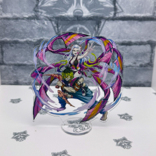 Акрилова колекційна фігурка Аніме: Клинок, який прорізає демонів - Гютаро та Дакі (6 Вищий Місяць) 15 см