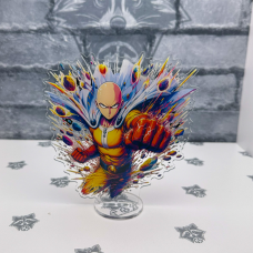 Акрилова колекційна фігурка Чібі Chibi Аніме: Ванпанчмен One-Punch Man 15 см