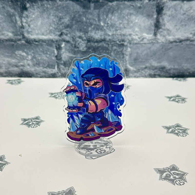 Акрилова колекційна фігурка Мортал комбат Mortal Kombat  Саб Зіро 10 см