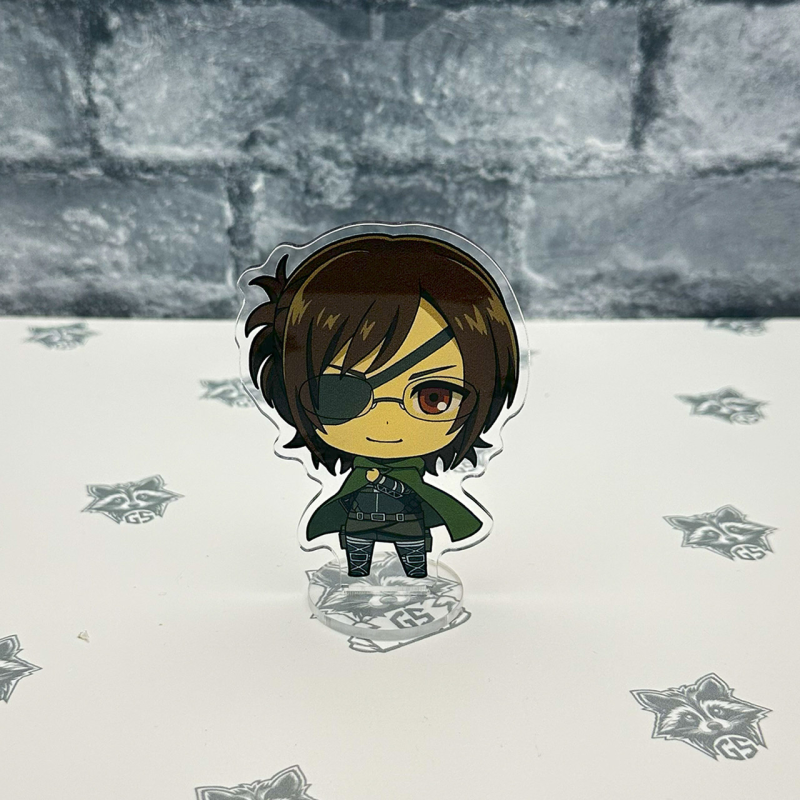 Акрилова колекційна фігурка Чібі Chibi Атака титанів Ханджи Зое (1) 10 см