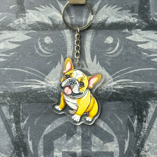 Брелок з Акрилу Французький бульдог