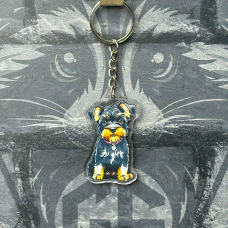 Брелок з Акрилу Цвергшнауцер