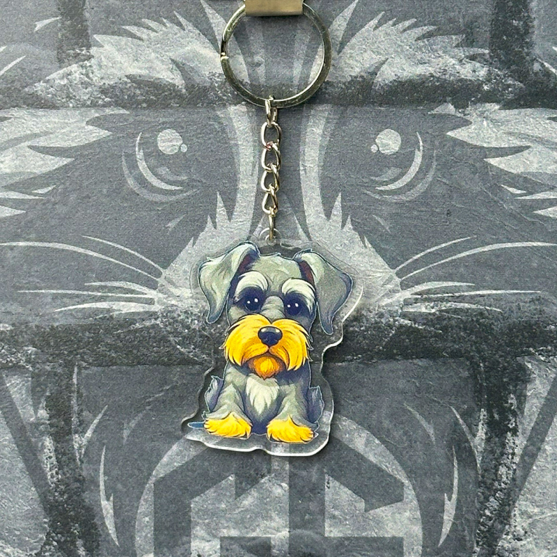 Брелок з Акрилу Шнауцер