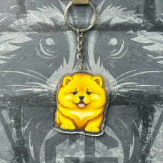 Брелок з Акрилу Чау-чау