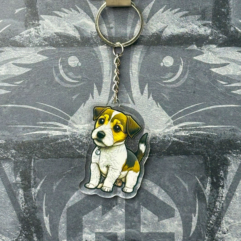 Брелок з Акрилу Джек рассел тер“єр