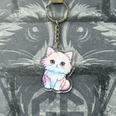 Брелок з Акрилу Кіт 1