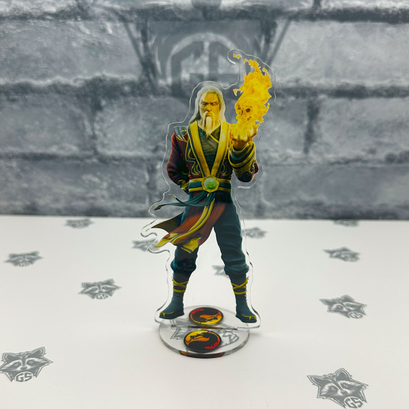 Акрилова колекційна фігурка Мортал комбат Mortal Kombat Шан Цунг 15 см