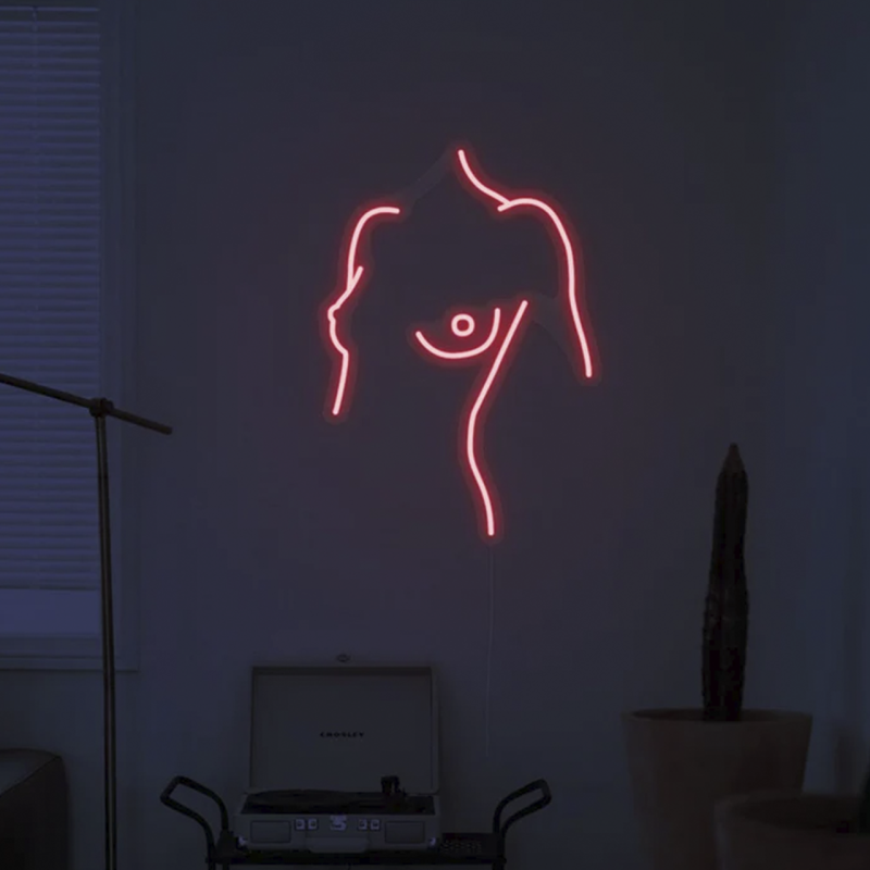 Неонова led вивіска neonflexglow “Жінка“ 50 x 74см