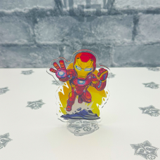Акрилова колекційна фігурка Чібі Chibi Залізна людина 10 cм