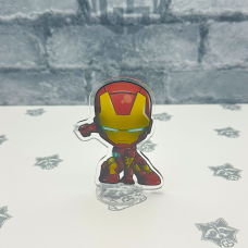Акрилова колекційна фігурка Чібі Chibi Залізна людина 1 10 cм
