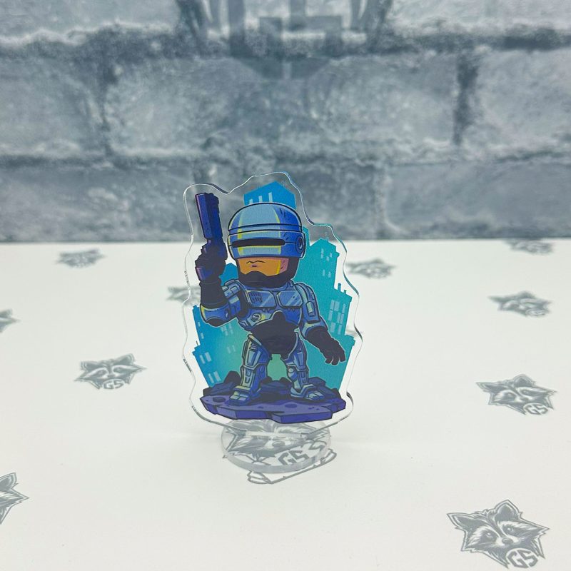 Акрилова колекційна фігурка Чібі Chibi Робокоп 10 cм