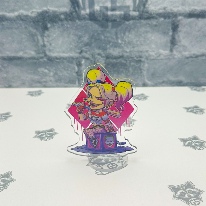 Акрилова колекційна фігурка Чібі Chibi Харлі Квін 10 cм