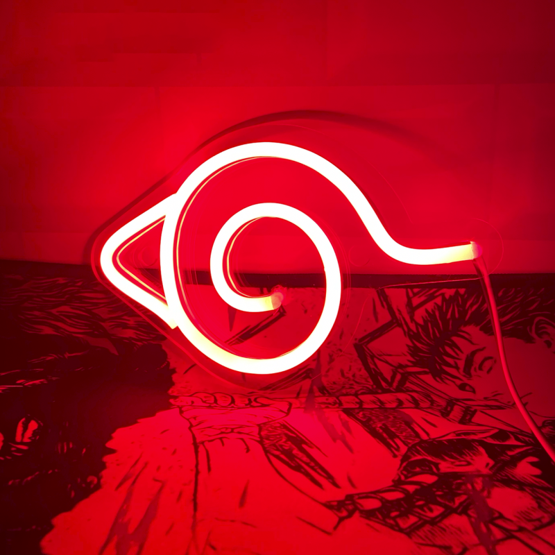 Неонова led вивіска neonflexglow Наруто  15х25 см