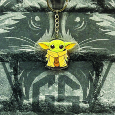 Брелок з Акрилу Мандолорець малюк Грогу (1)