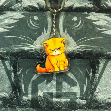 Брелок з Акрилу Кіт 6