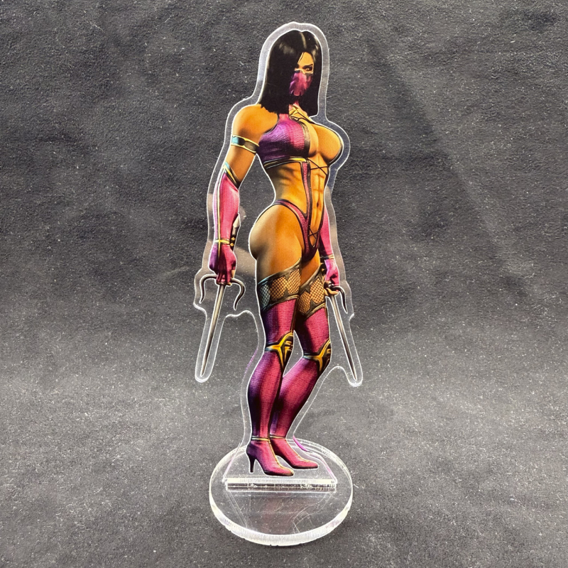 Акрилова колекційна фігурка Мортал комбат Mortal Kombat Міліна 15 см