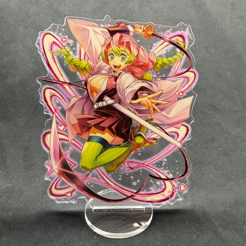 Акрилова колекційна фігурка Аніме: Клинок, який прорізає демонів Стовп Кохання Міцурі Канроджі (2) 15 см