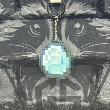 Брелок з Акрилу Minecraft Алмаз