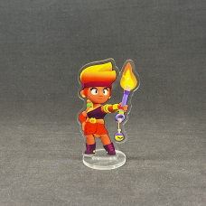 Акрилова колекційна фігурка Brawl Stars Амбер 10 см
