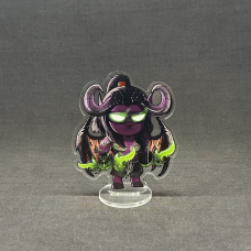 Акрилова колекційна фігурка World of Warcraft Чібі Chibi Іллідан Лють Бурі 10 см