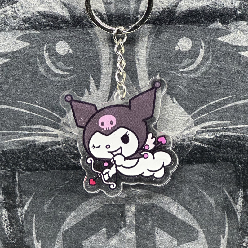 Брелок з Акрилу Курумі із hello kitty (3)