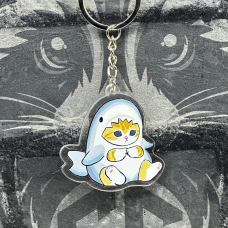 Брелок з Акрилу Кіт 7