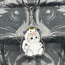 Брелок з Акрилу Кіт 8