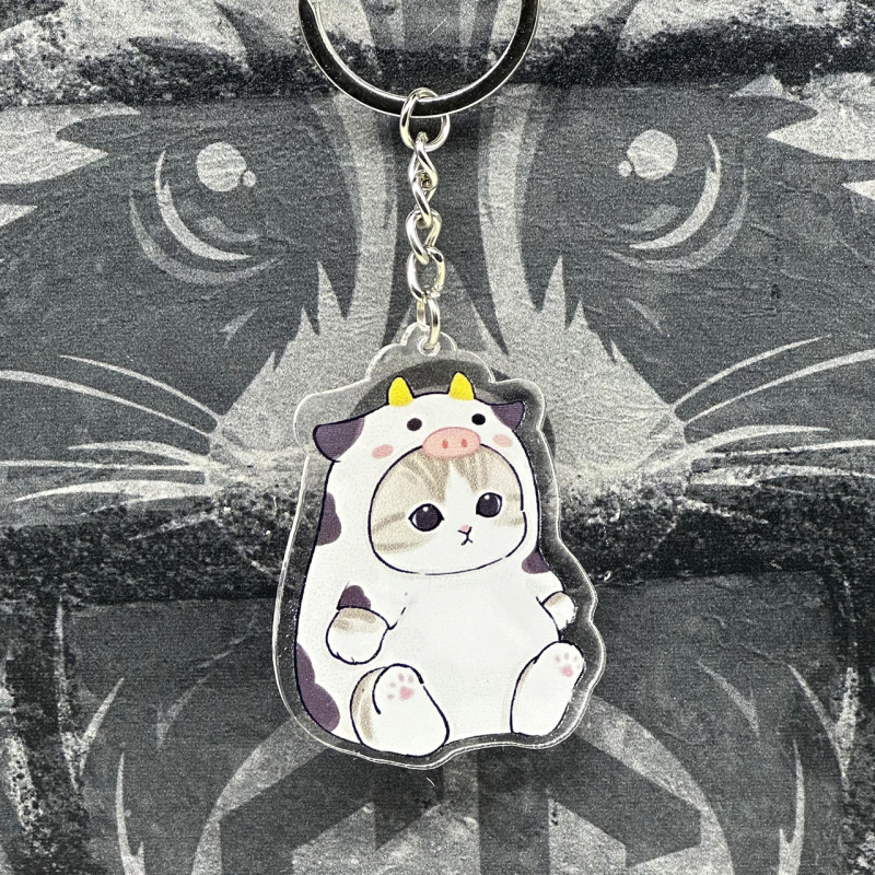 Брелок з Акрилу Кіт 8