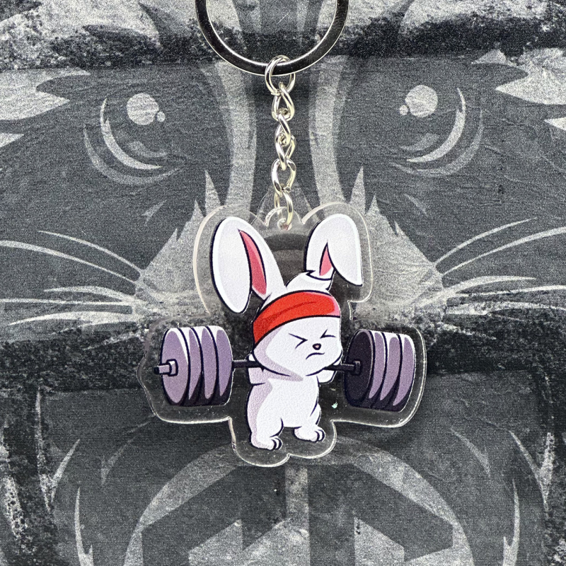 Брелок з Акрилу Зайка