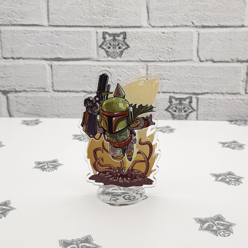 Акрилова колекційна фігурка Чібі Chibi Зоряні війни Star Wars - Мандалорец 10 см