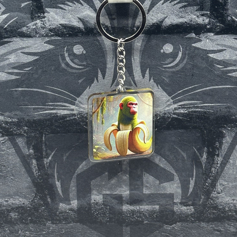 Брелок з Акрилу Chimpanzini Bananini