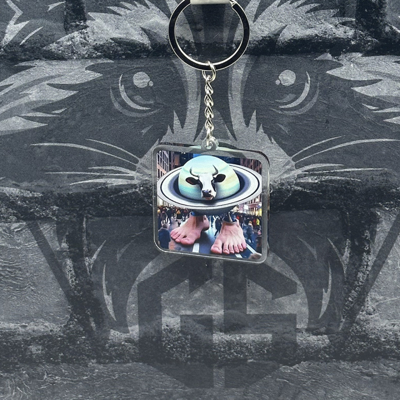 Брелок з Акрилу La Vaca Saturno Saturnita