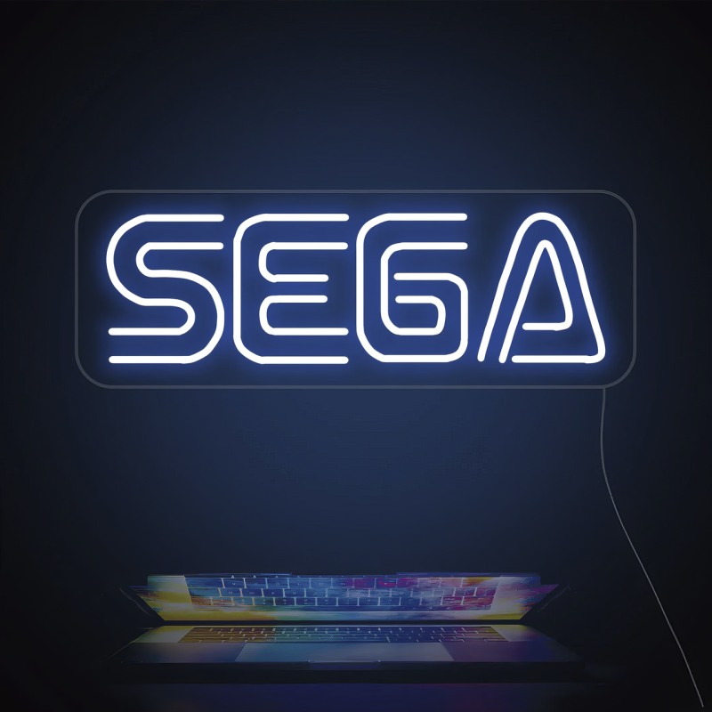 Неонова led вивіска neonflexglow Сега, SEGA 50х20 см