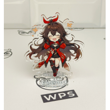 Акрилова колекційна фігурка Геншин Імпакт - Genshin Impact Chibi Ембер 10 см